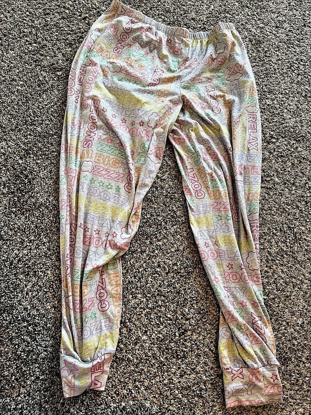 Geometric pj pants in Pink Multicolor Size Large
